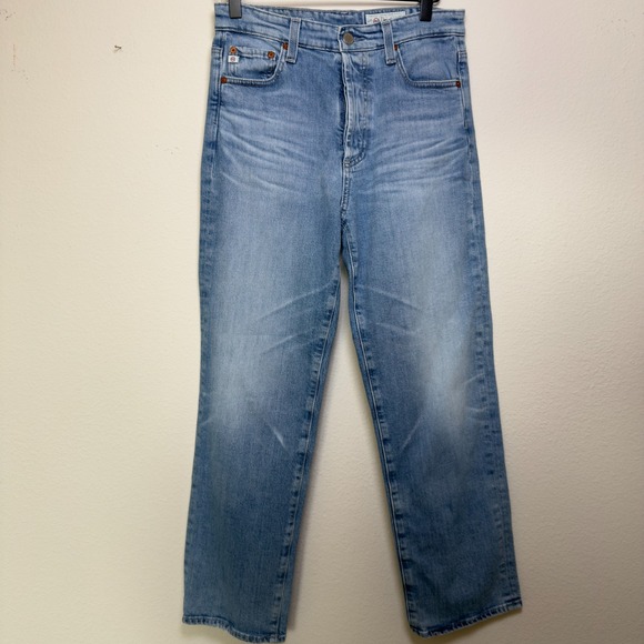 Adriano Goldschmied Women AGED Denim Alexxis Crop Jeans High Rise Vintage Fit 28 - Picture 2 of 14
